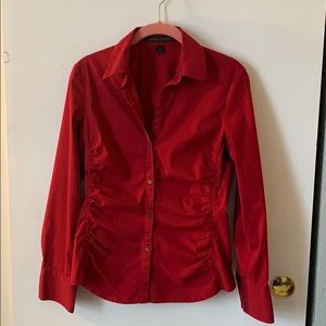 Women’s Express Red dress Shirt Size M
